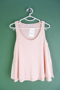 Топ Mango свободного кроя, маркировка ХS, визуально на 42 размер