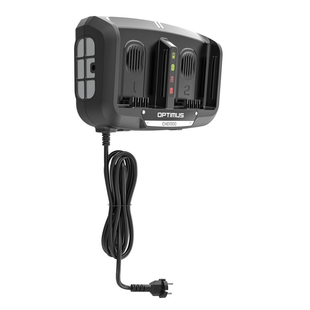 Ультра быстрое двух портовое зарядное устройство Greenworks CHD1300, 82V (2960507)