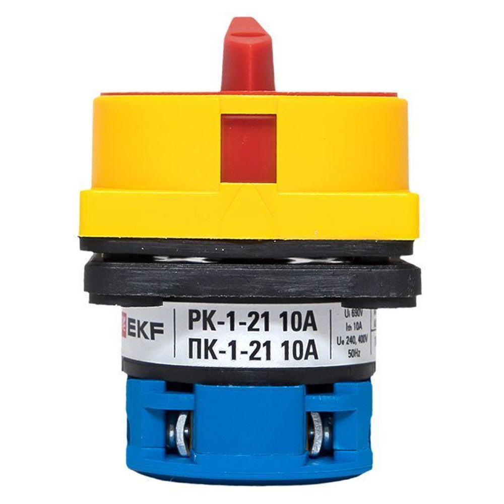 Переключатель кулачковый ПК-1-21 10А 1п "1-0-2" с блокировкой IP65 PROxima EKF pk-1-21-10-a65