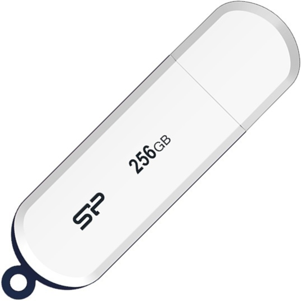 Накопитель USB Flash_256Gb Silicon Power Blaze B32 USB3.2, белый (SP256GBUF3B32V1W)