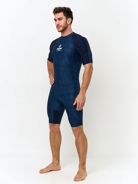 Гидрокостюм SARGAN Sport  1011/MBL, мужской, короткий, неопр.2мм, микс-синий
