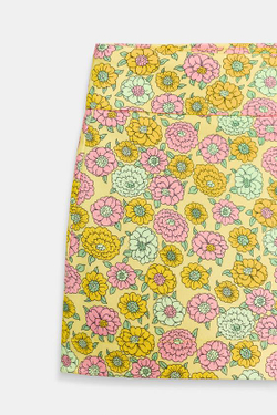 ZARA ШОРТЫ МИНИ С ЦВЕТАМИ, РАЗНОЦВЕТНЫЙ