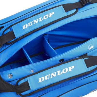 Сумка теннисная Dunlop D SAC FX PSA 12 RKT Termo - black/blue