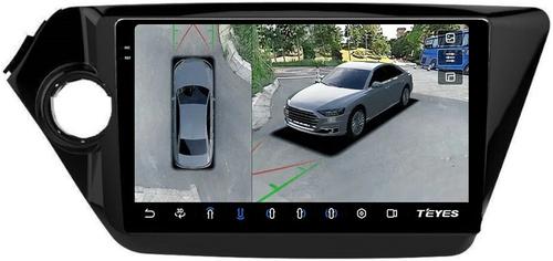 Магнитола для KIA Rio 3 2011-2017 - Teyes CC3-2K-360 на Android 10, Быстрая, 2K QLED, CarPlay, 4G SIM-слот, 4 камеры в комплекте