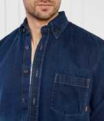 Джинсовая рубашка Lambey BOSS ORANGE - темно-синий(50520967)