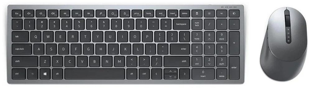 Клавиатура DELL KM7120W серебристый