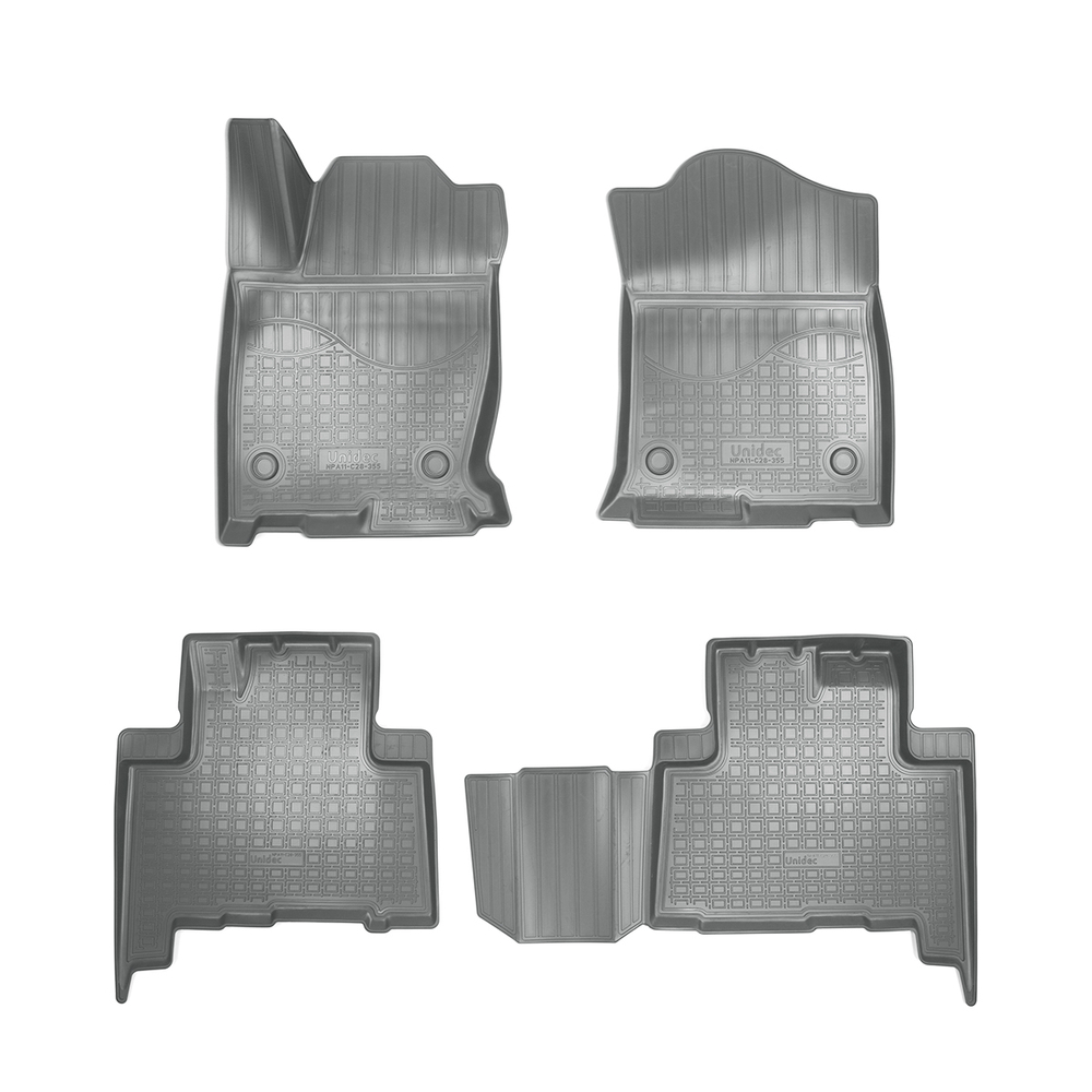 Ковры в салон Norplast/Unidec для Haval H9 (2017-), Серый, 5 мест, арт.NPA11-C28-355-G