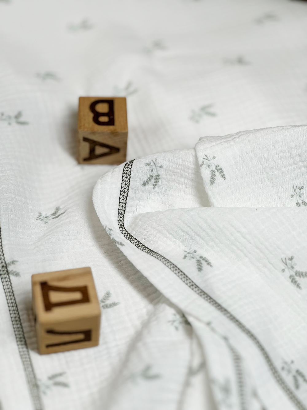 Муслиновая пеленка Букет Нежности 90*130 (+/-5см)