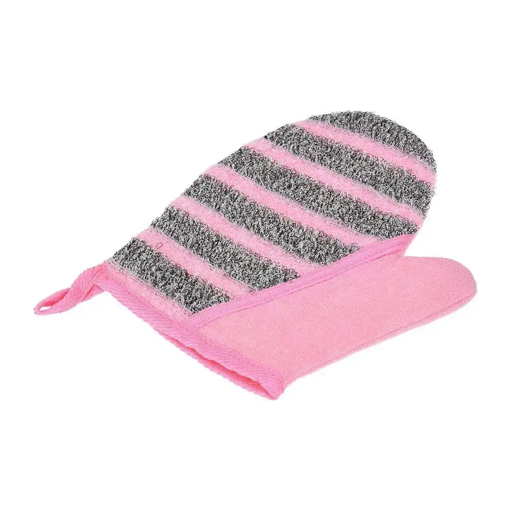 Мочалка Женская варежка, 18см, двусторонняя, medium/soft, Банные штучки
