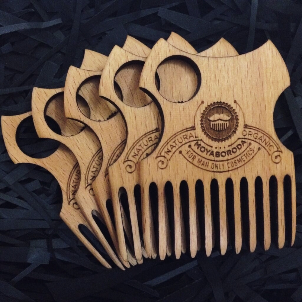 Beard comb "MB" / Гребень для бороды "MB"