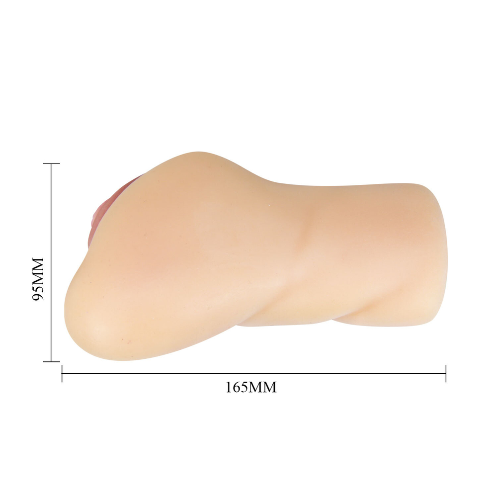 Мастурбатор-вагина Baile Crazy Bull Eliana, эластичный TPR, 16,5 см