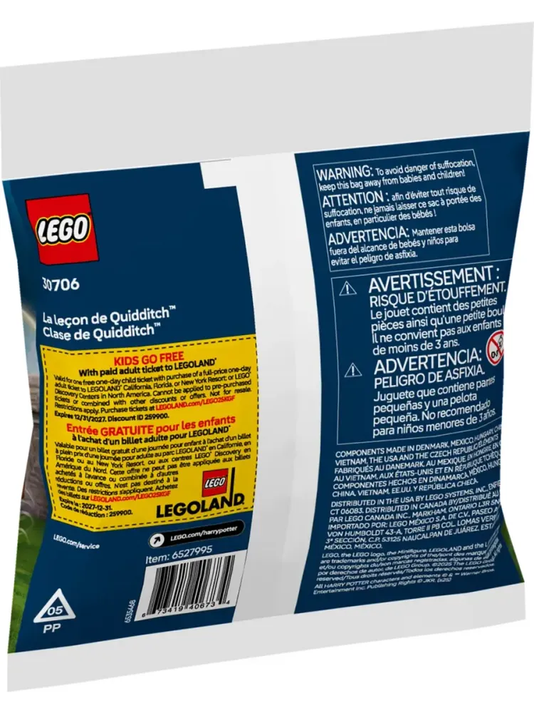 Конструктор Harry Potter 30706 Урок квиддича