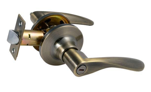 Защелка-Комплект  S-Locked 3901-03 BK AB с фалевыми ручками фикс.  БРОНЗА  /118442 см.158598