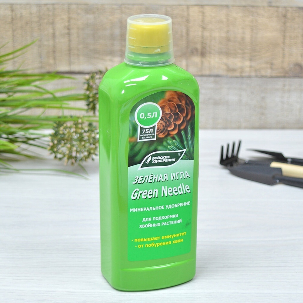 Удобрение Зеленая игла для подкормок 0,5л (концентрат) БУЙ