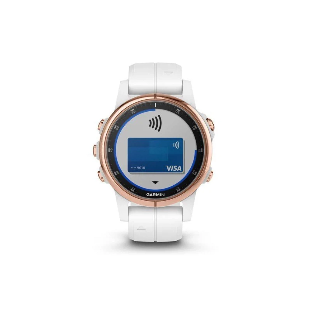 Смарт-часы Garmin Fenix 5s Plus Sapphire, розовое золото, 010-01987-07