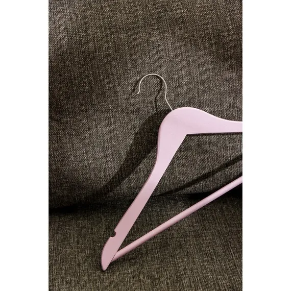 Вешалка деревянная для одежды SAVANNA «Тэри», 44,5×23×1,2 см, цвет сиреневый