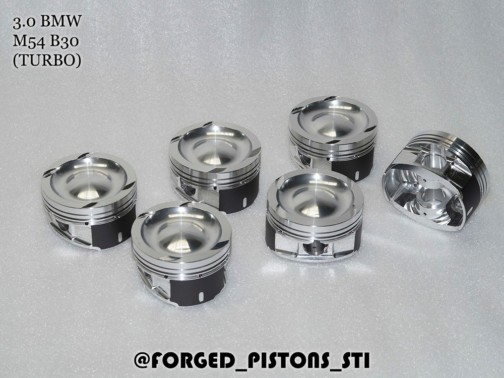 Кованые поршни СТИ BMW M54B30 Турбо Turbo - Артикул 330.04.1 Forged Pistons STI