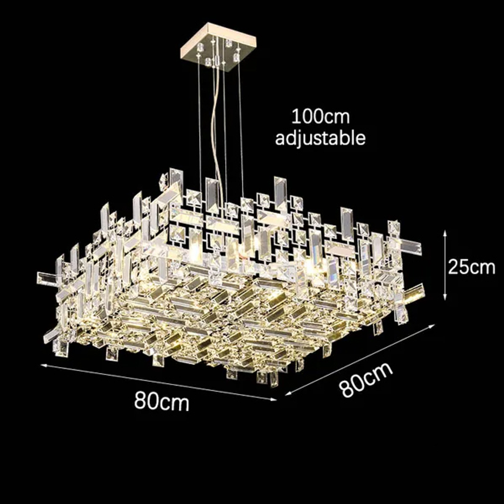 Люстра P7838-W80 chrome