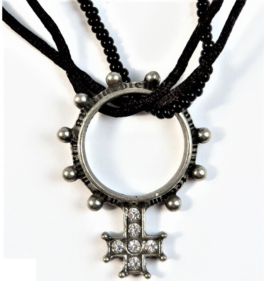 Подвеска Alchemy Gothic P504 Single Decade Ring Rosary
