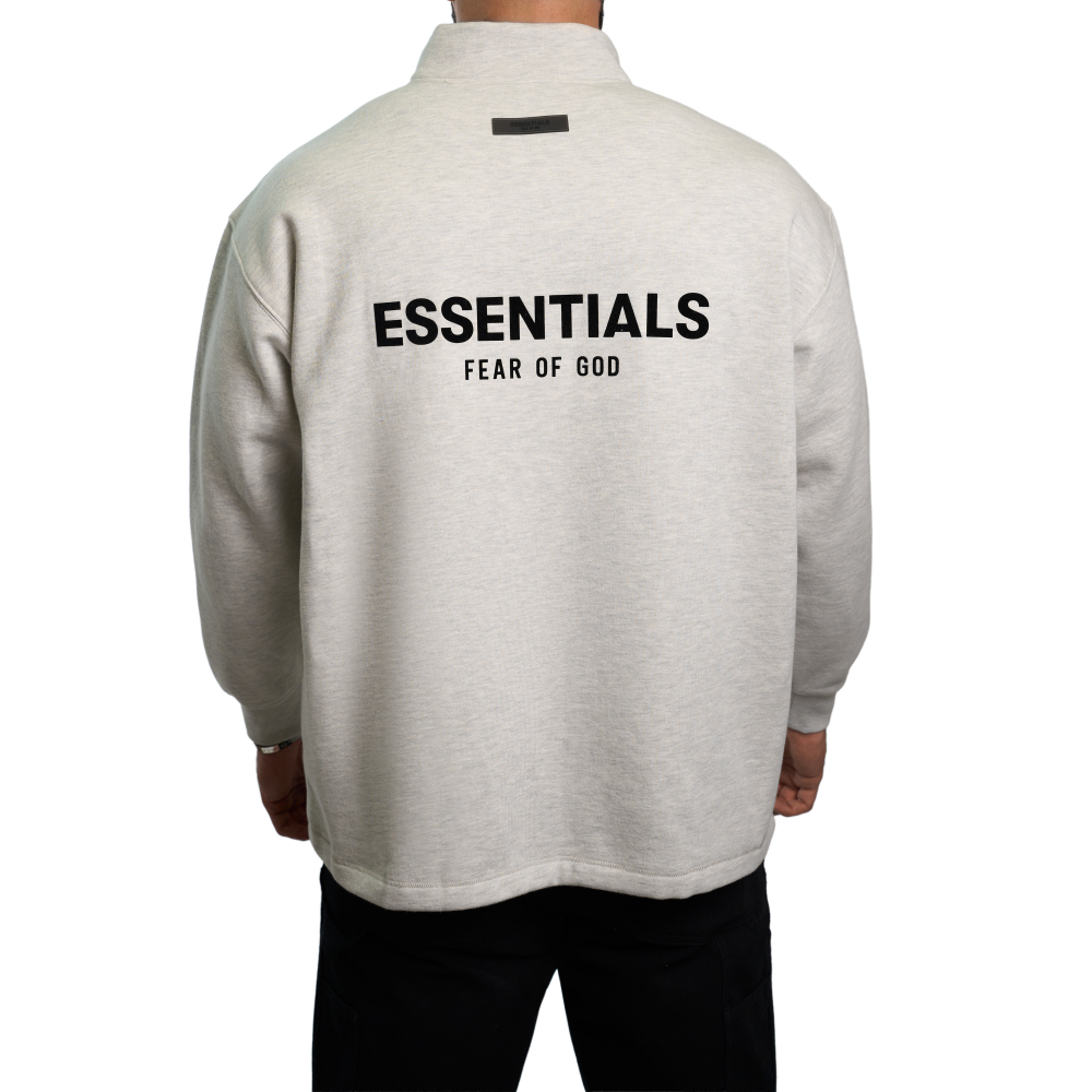 Fear of God Essentials Relaxed Mockneck "Light Oatmeal"