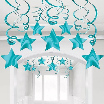 Спираль Звезда CaribbeanBlue 60см 30шт