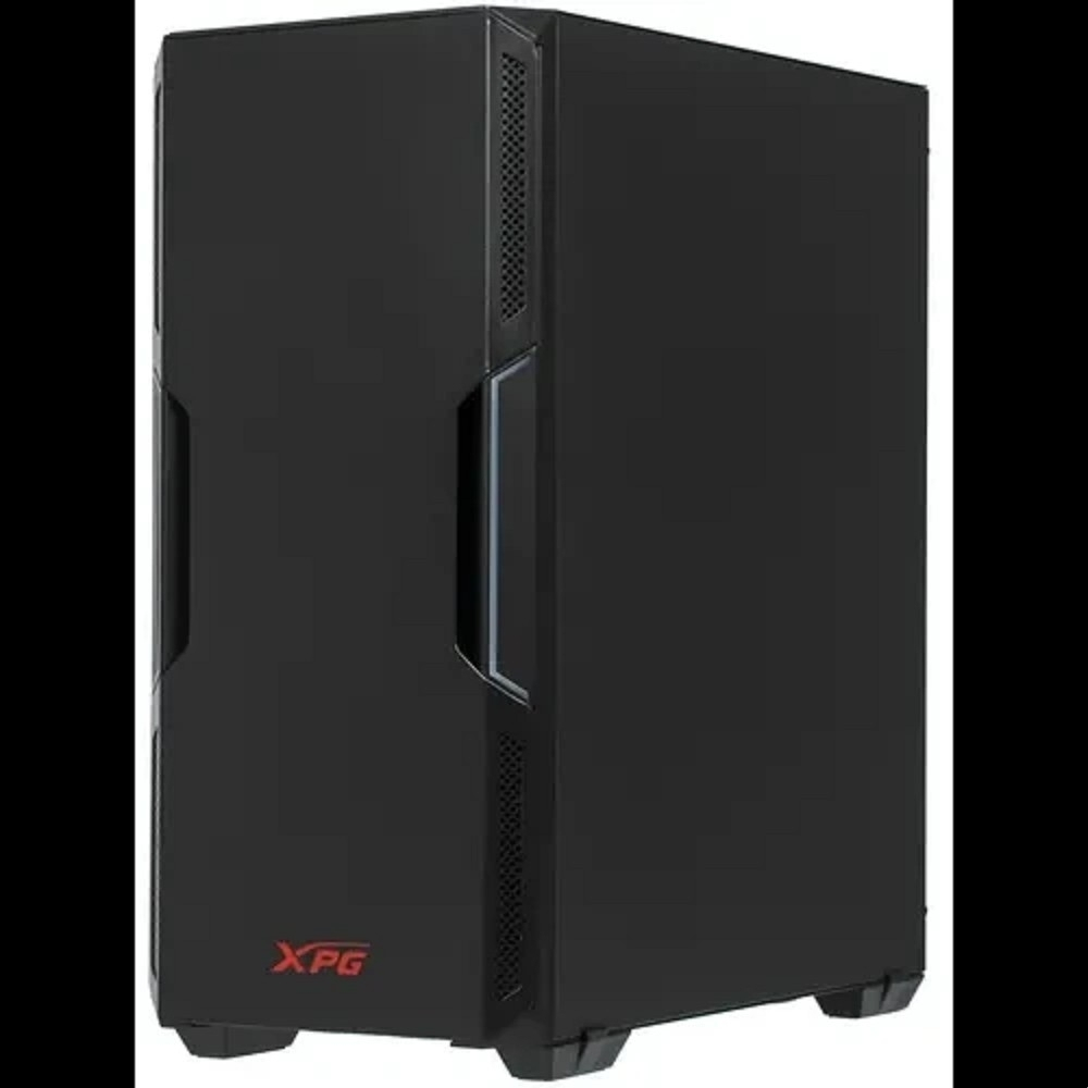 Корпус для компьютера XPG STARKER BLACK (STARKER-BKCWW) (Midi-Tower, черный, TG, 120mm ARGB fan + 120mm fan)