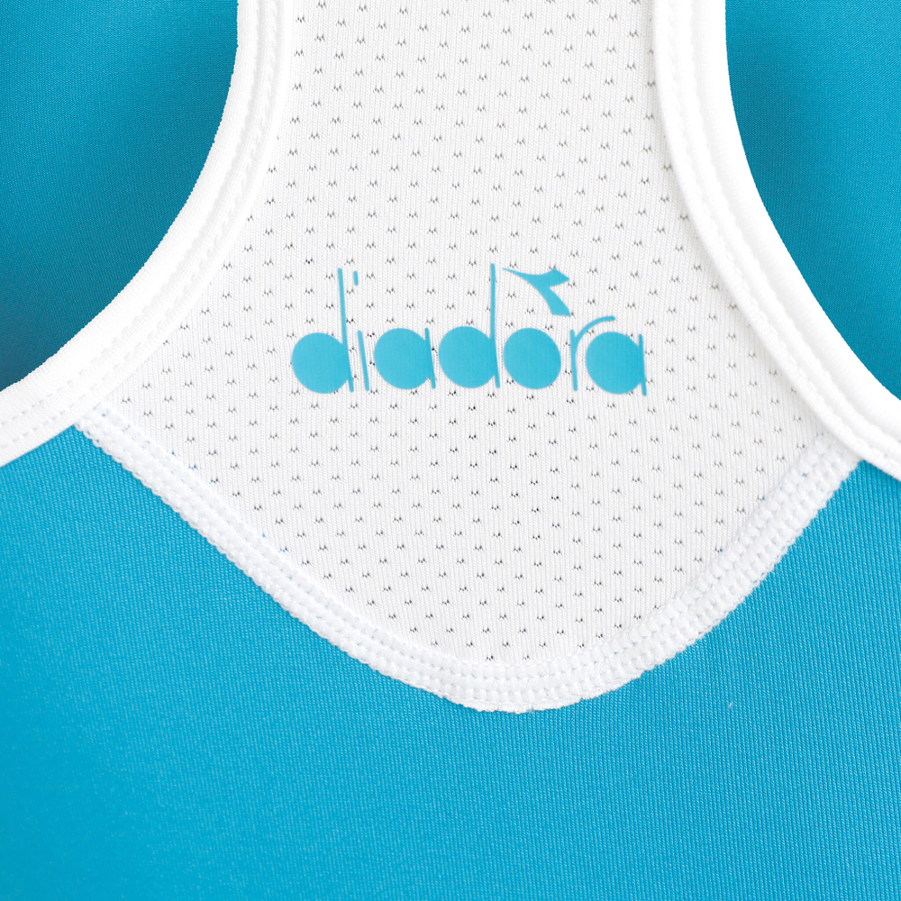 Женская теннисное платье Diadora Court Dress Women - Turquoise, White