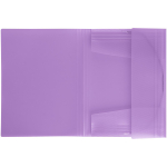Папка на резинке А4 фиолетовая "Кристалл" (Стамм)