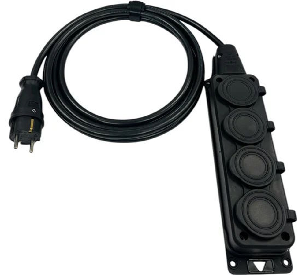 Удлинитель силовой iTOK i-CONNECT-COLOR-SU-KG-325-4-54-7-BLACK