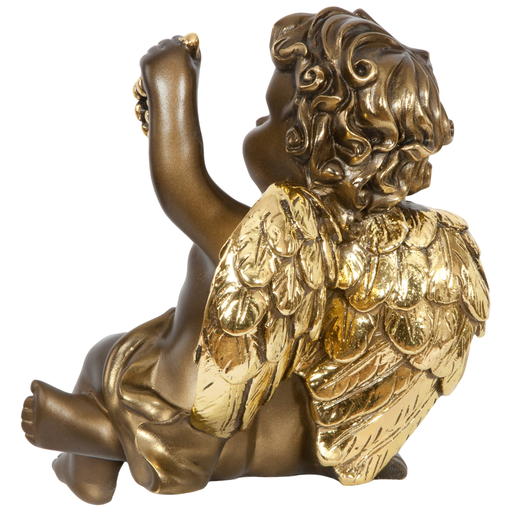 Статуэтка Ангел с виноградом Бронза