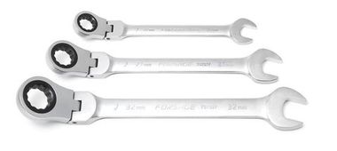 Ключ комбинированный трещоточный с шарниром 27мм Forsage F-75727F