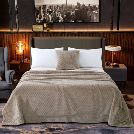 Плед 220х240 Sofi De MarkO Аврил бежевый