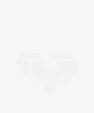 Трусы (2шт) женские хипстер Atlantic 2BLP-056, светлый экру