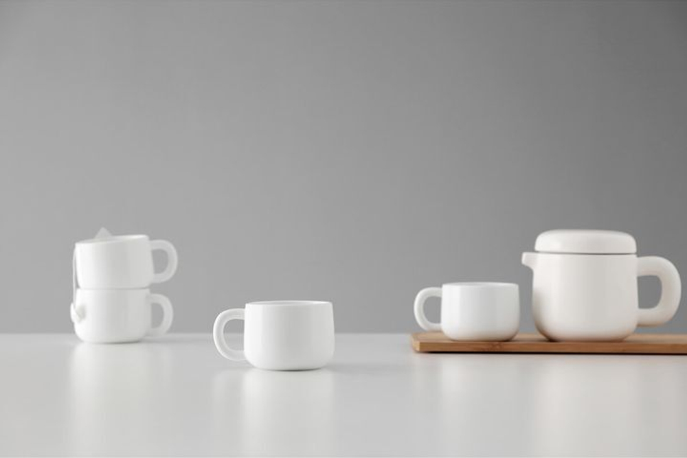 Набор кружек 4шт 0.26л Viva Scandinavia Isabella белые