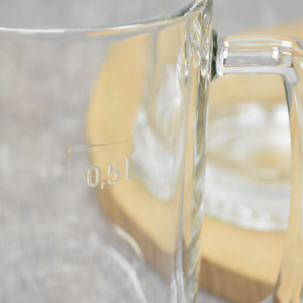 Набор кружек для пива 2шт 500мл "Время дегустаций. Пивная кружка"