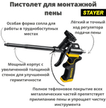 Пистолет для монтажной пены профессиональный ProTEFLON