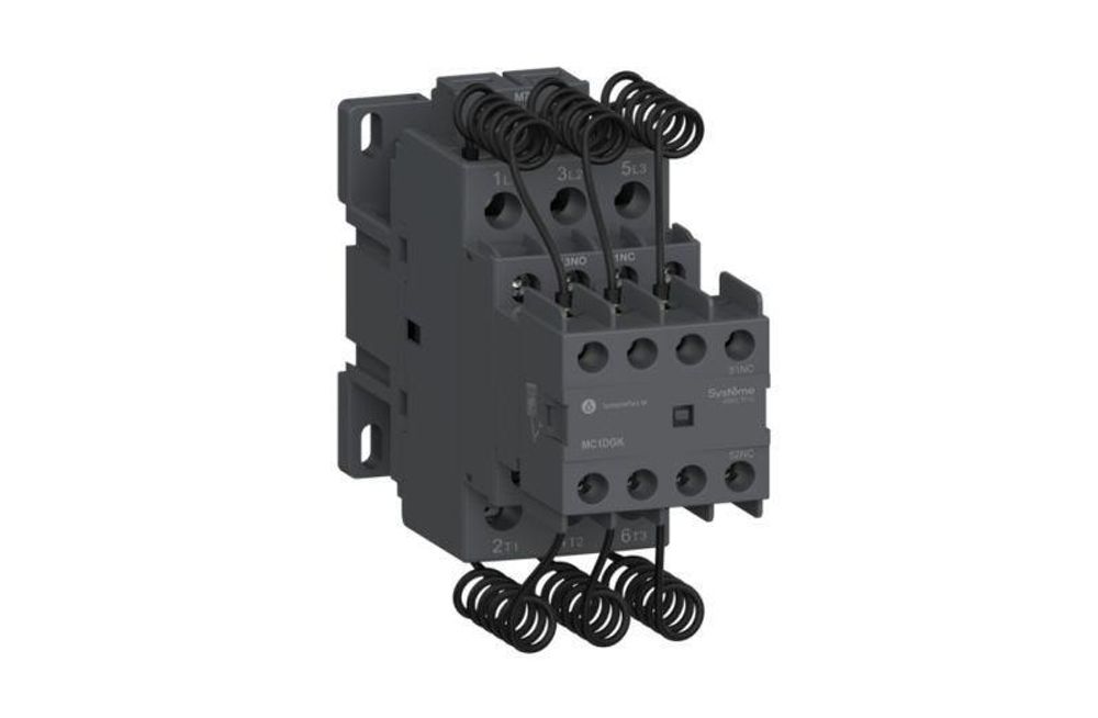 Контактор MC1D для конденсаторных батарей 10кВАр 1НО/2НЗ 24В 50/60Гц SE MC1DEKB7