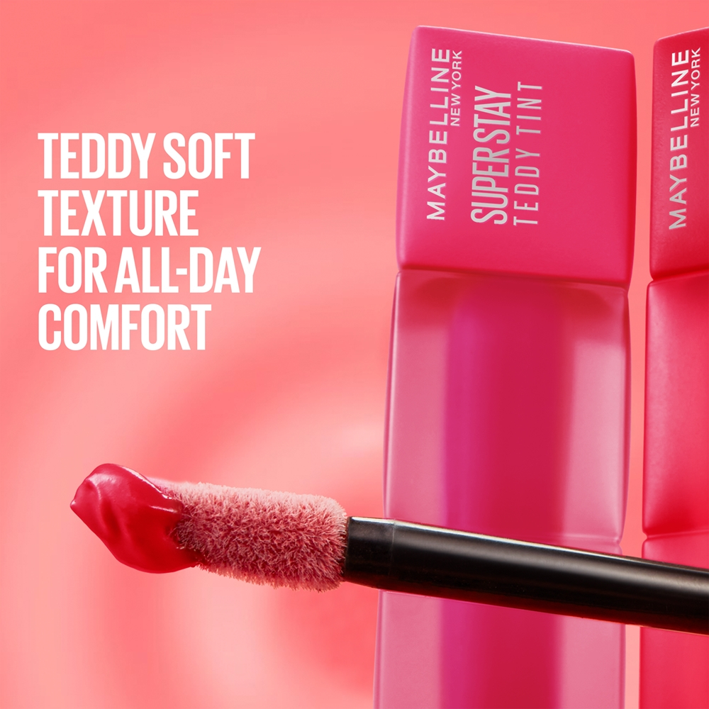 MAYBELLINE NEW YORK SuperStay Teddy Tint - Товар: стойкая помада с матовым эффектом оттенок 25 Baby Tee, 5 ml