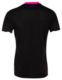Теннисная футболка Joma Ranking Short Sleeve T-Shirt - black/fluor pink
