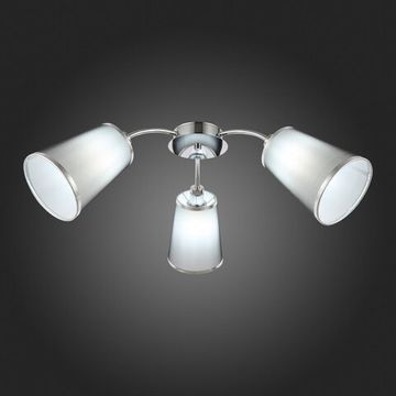 SLE103002-03 Светильник потолочный Хром/Черный E14 3*40W MALEONTE