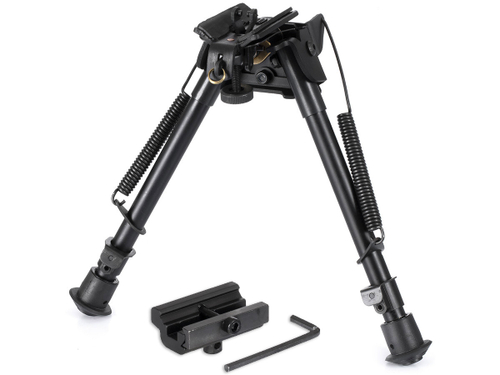 Сошки ShotTime на антабочный винт с качалкой 5 позиций L=19,8-30см