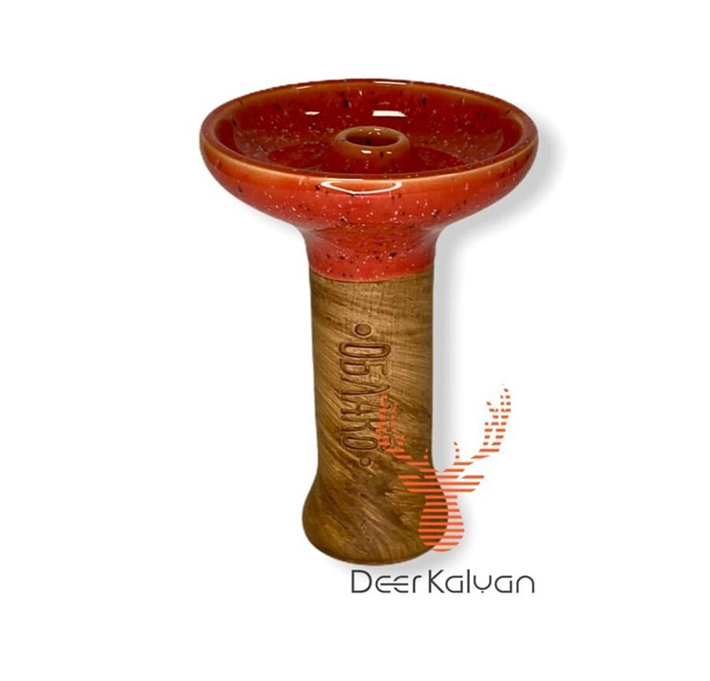 Чаша для кальяна Облако &quot;Glaze Top&quot; (Красная) Phunnel M Фанел в глазури