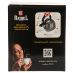 Чайник нерж, 3 л, свист, глянец, RasheL, индукц, сер, М-7530