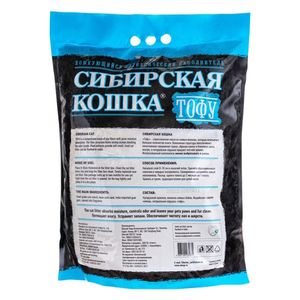 Наполнитель для кошачьего туалета, Сибирская Кошка "Тофу", Оригинальный