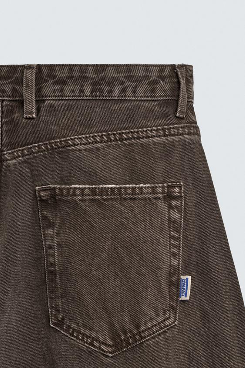 ZARA БРЮКИ BARREL FIT С ЭФФЕКТОМ ПОТЕРТОСТИ, КОРИЧНЕВЫЙ