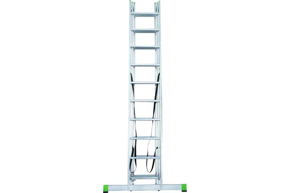 ЛЕСТНИЦА АЛЮМИНИЕВАЯ ТРЕХСЕКЦИОННАЯ NV2230 3X10