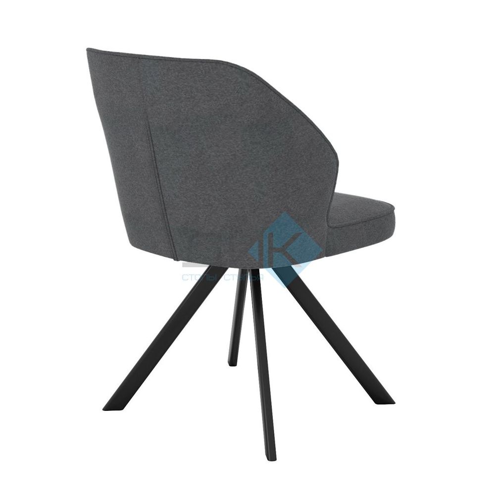 Стул DikLine 233 поворотный опоры чёрные