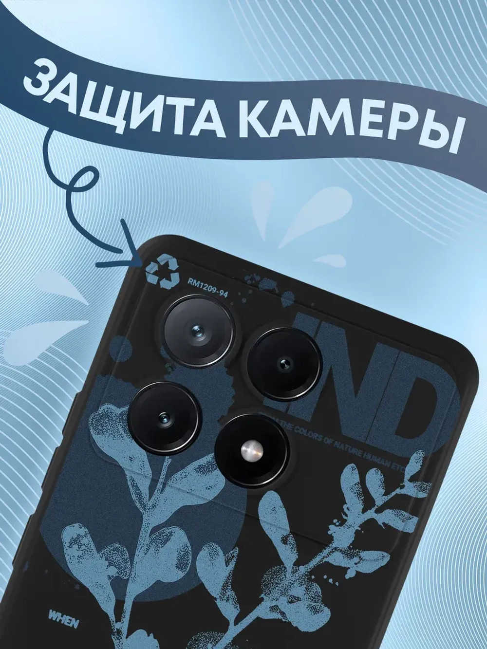 Чехол Xiaomi Poco X6 Pro с принтом