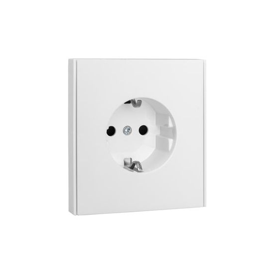 Розетка STRONG 1-ая с/з с/у, со шторками 16А жемчуг KRANZ