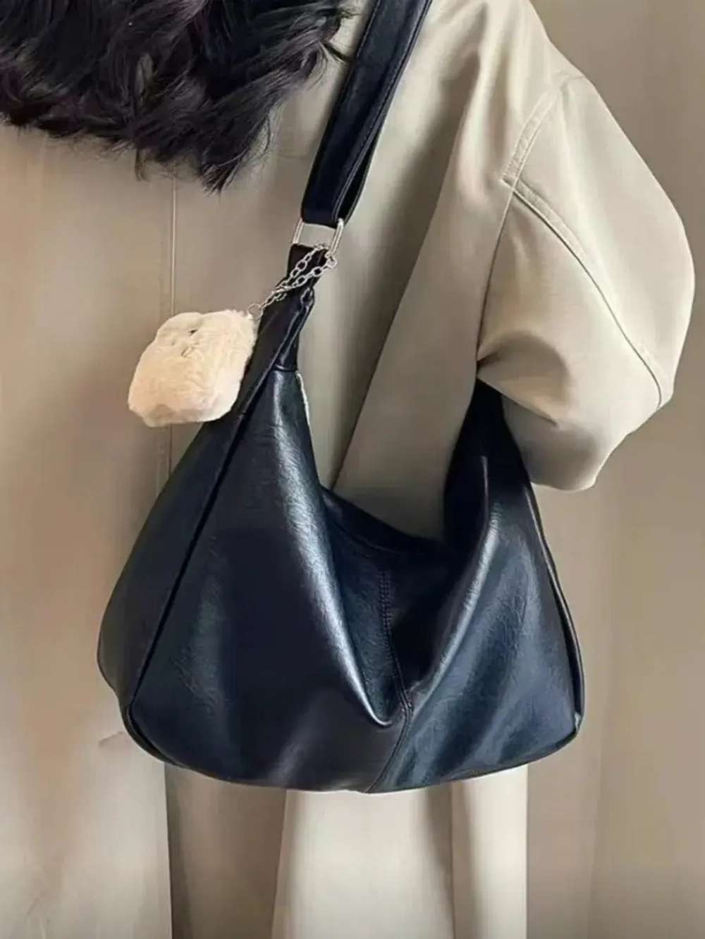 Сумка шоппер городской на молнии